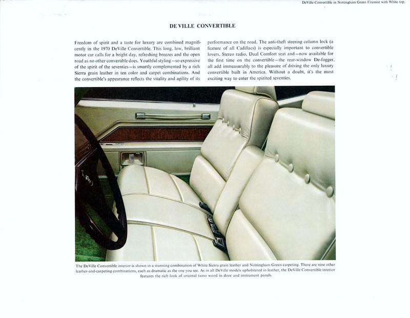 1970 Cadillac Brochure Page 16
